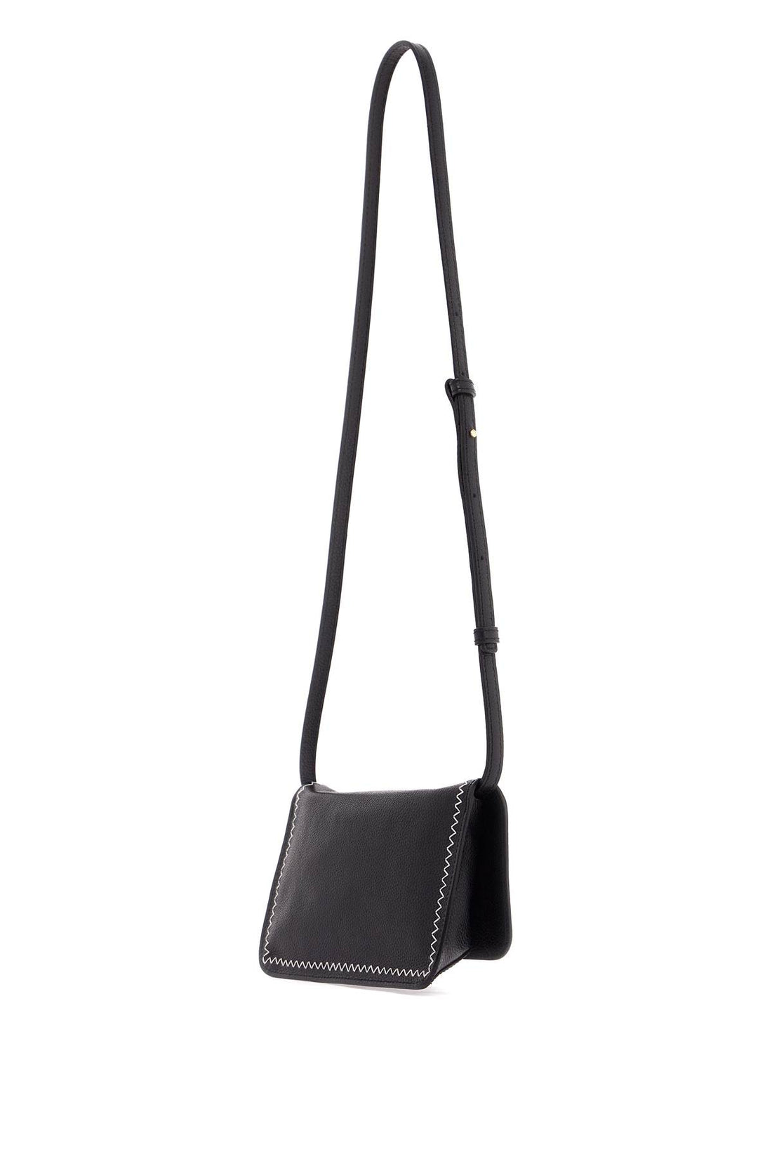 flap trunk shoulder bag with