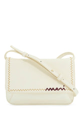 flap trunk shoulder bag with