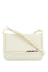 flap trunk shoulder bag with