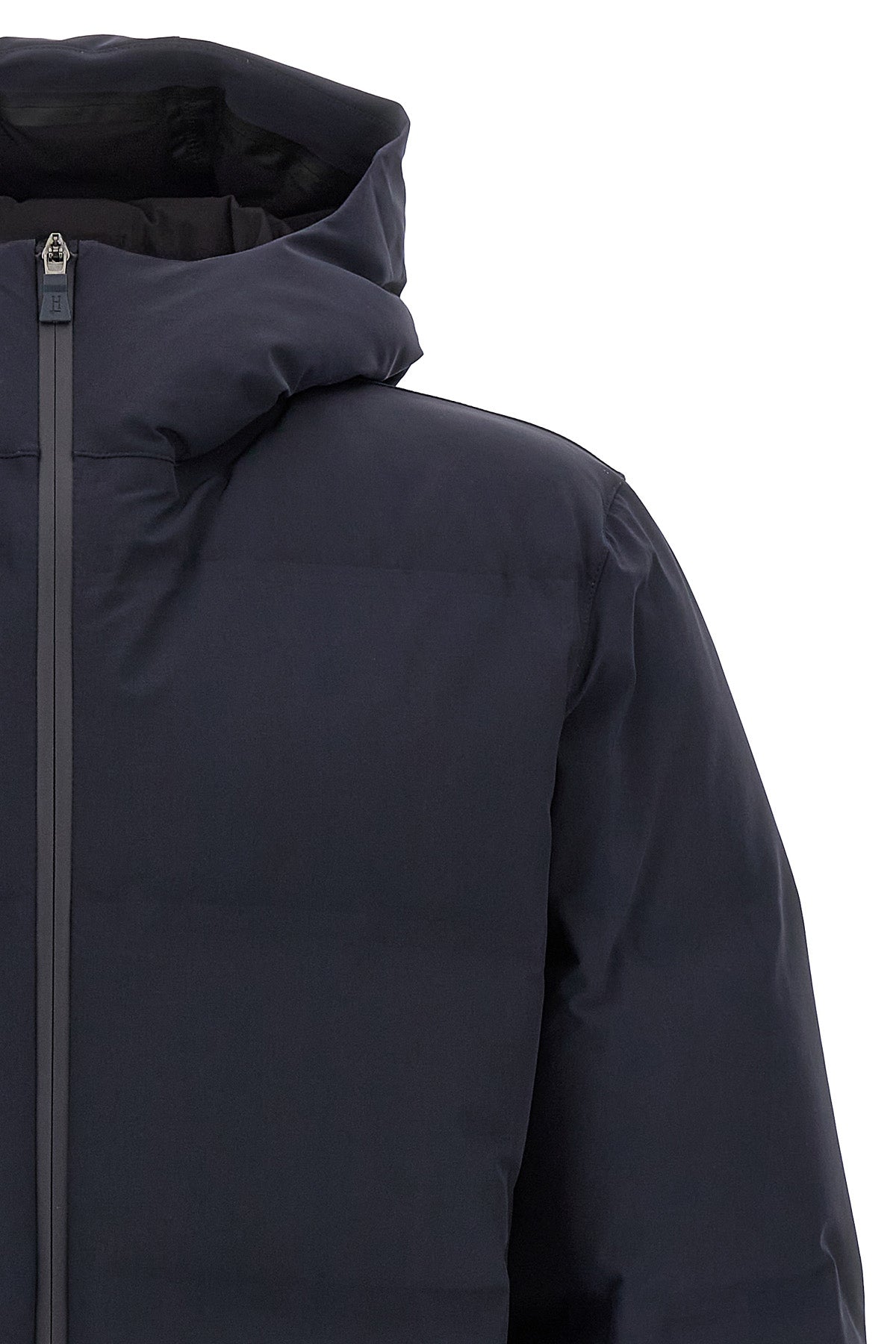 new impact down jacket in slightly quilted water-repellent technical fabric