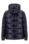 herno down jacket in dark blue technical fabric