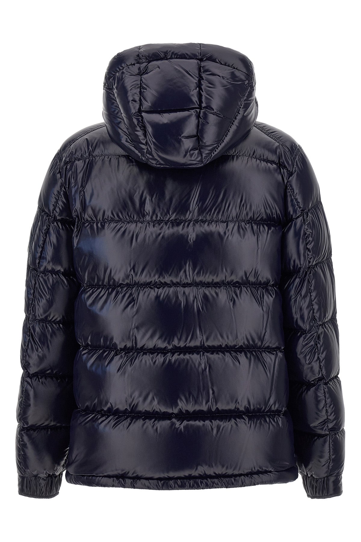 herno down jacket in dark blue technical fabric