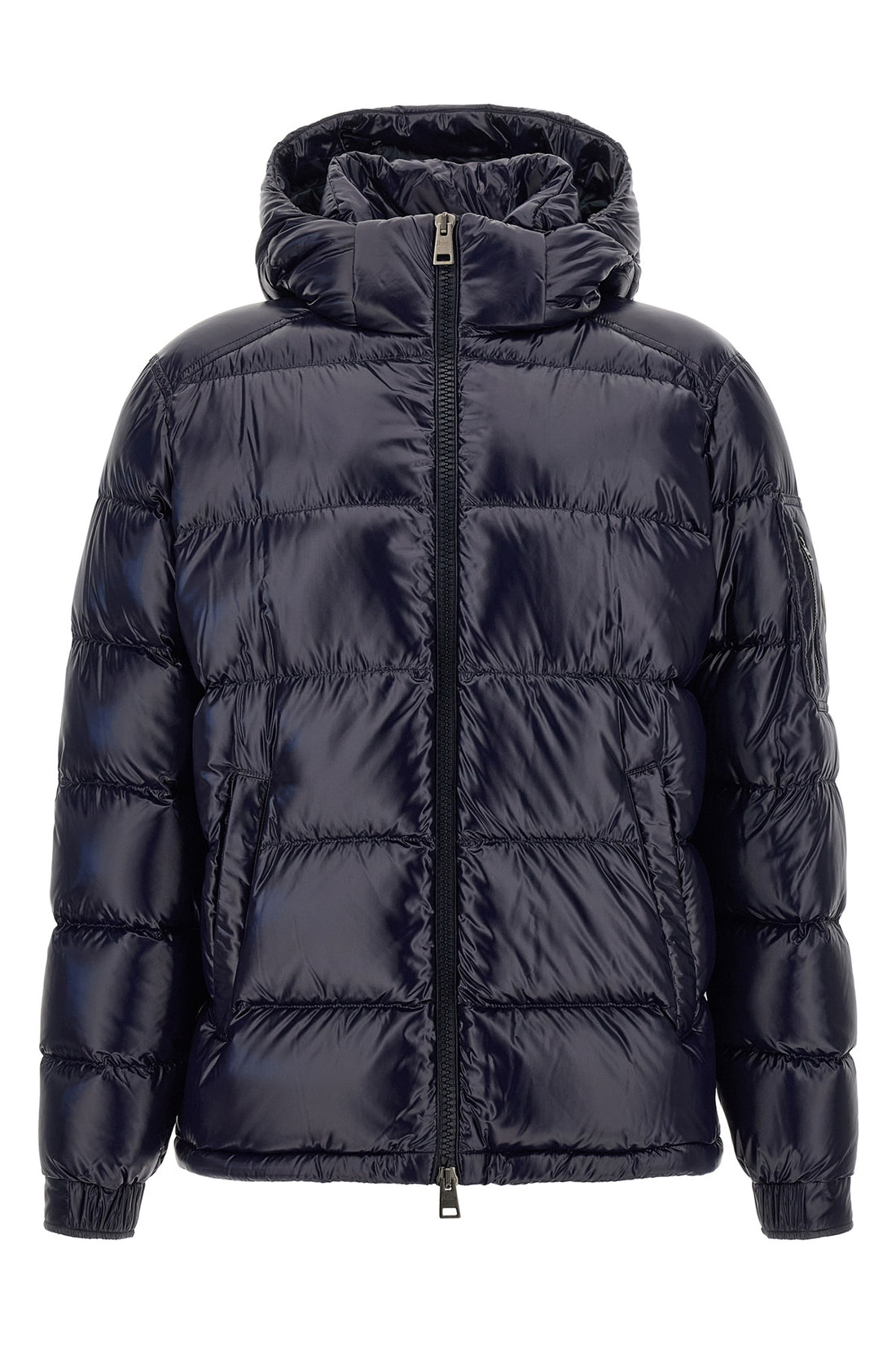 HERNO 48 herno down jacket in dark blue technical fabric
