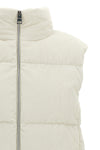 resort - bright corduroy velvet waistcoat of viscose blend and padded quilted