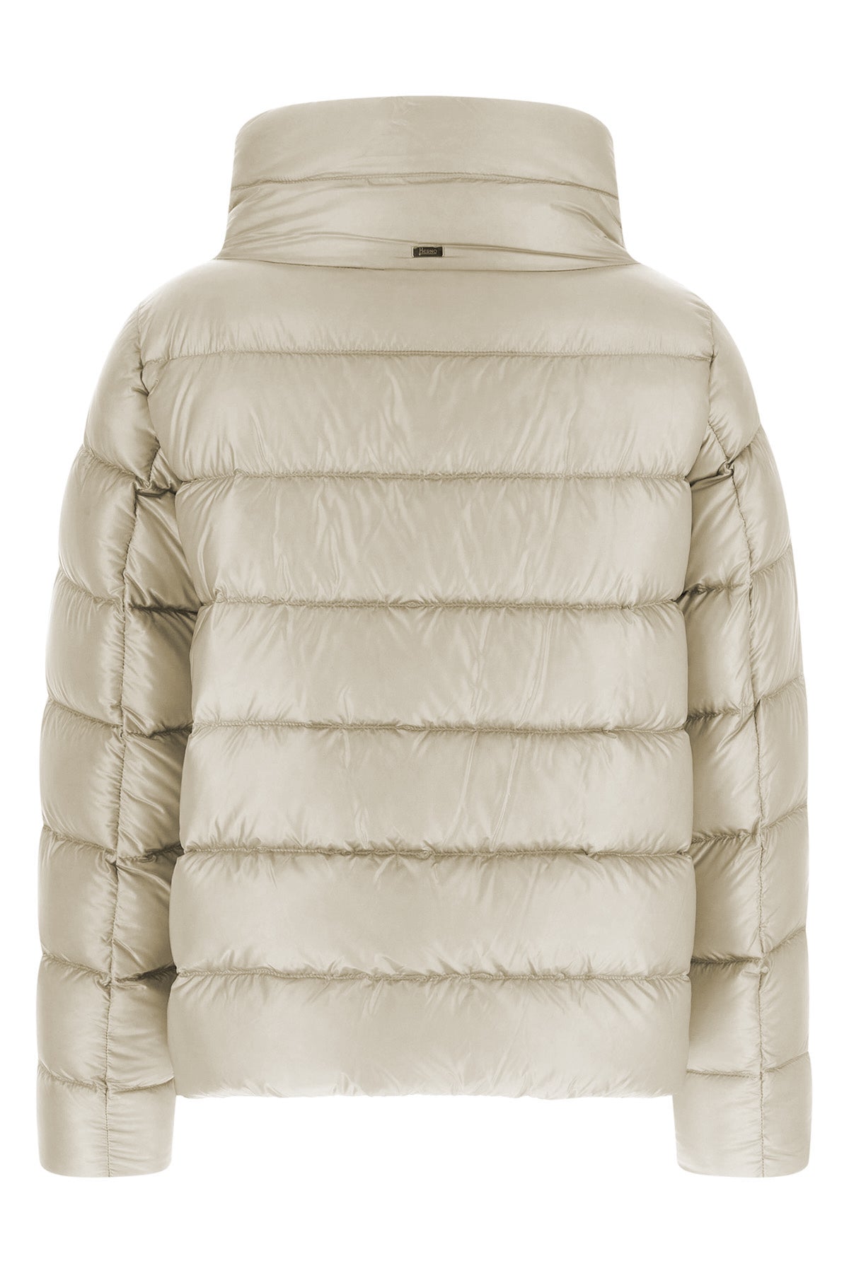 the herno hood redefines the volumes of outerwear through a slightly flared silh