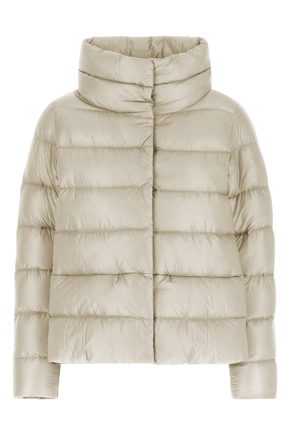 the herno hood redefines the volumes of outerwear through a slightly flared silh