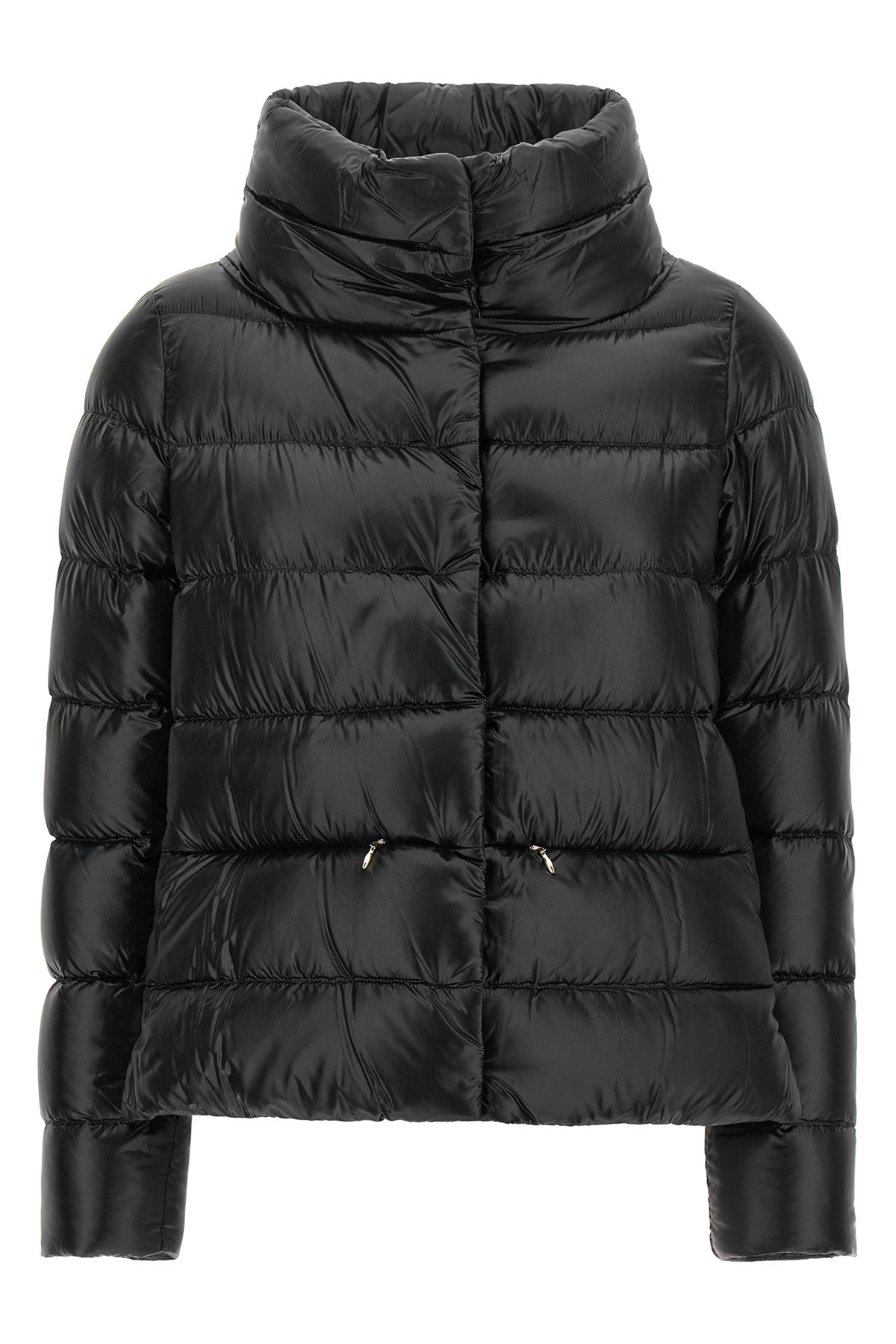 quilted nylon down jacket slightly padded