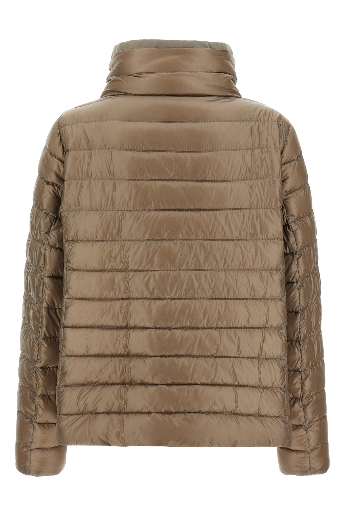 reversible quilted nylon down jacket