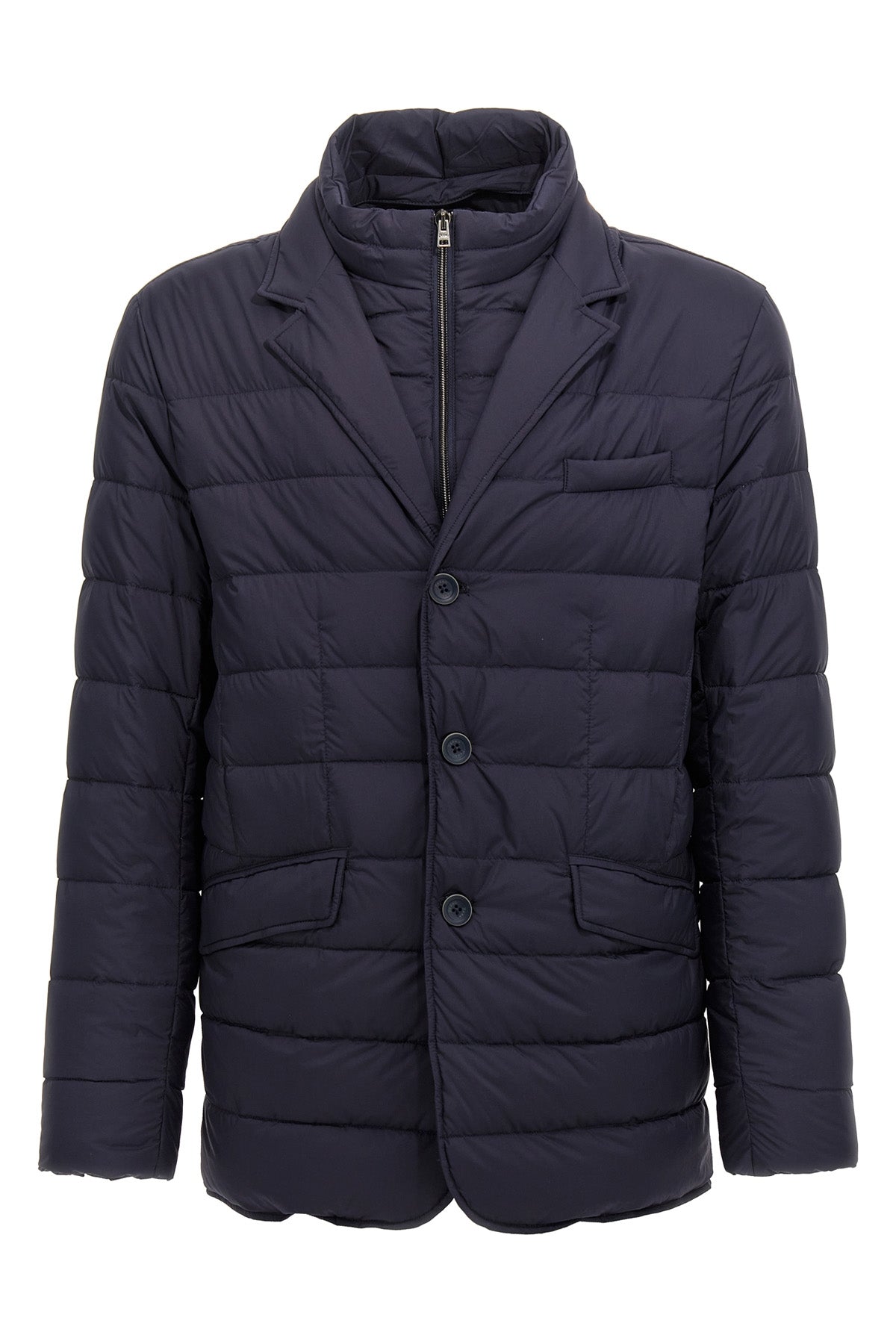quilted nylon blazer