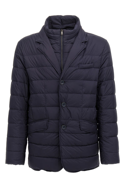 quilted nylon blazer