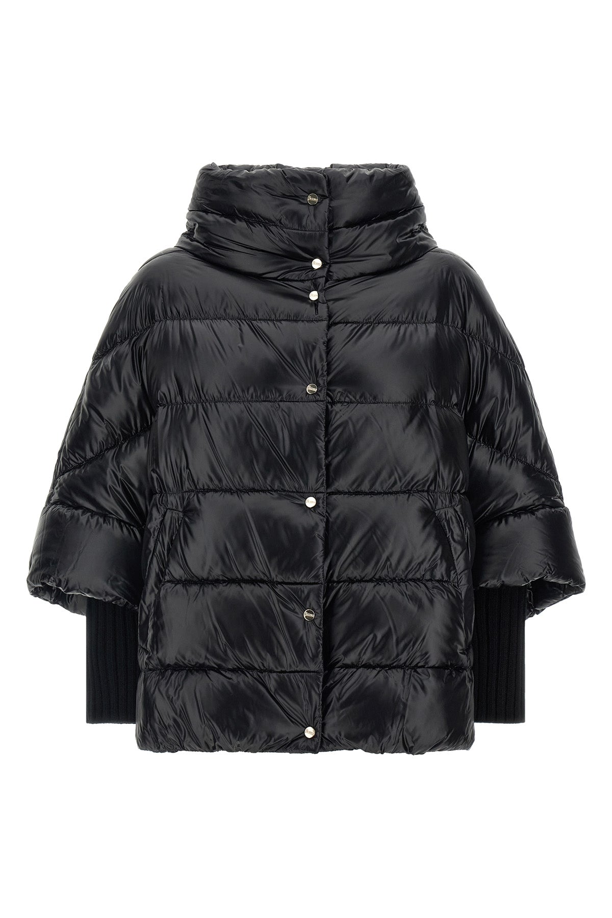 the herno hood redefines the volumes of outerwear through a flared silhouette