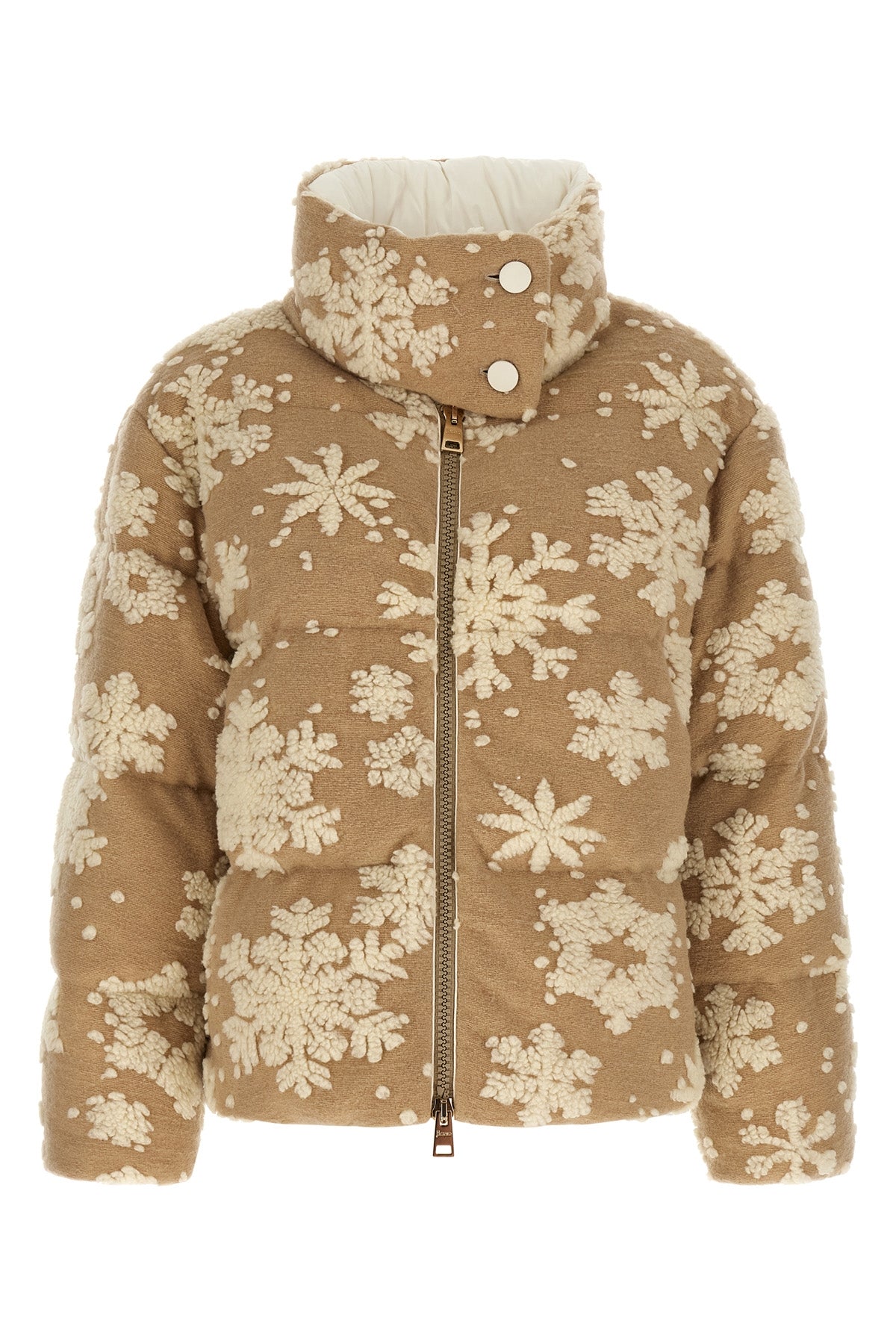 the herno snowflake down jacket sets new standards for outerwear through a tec