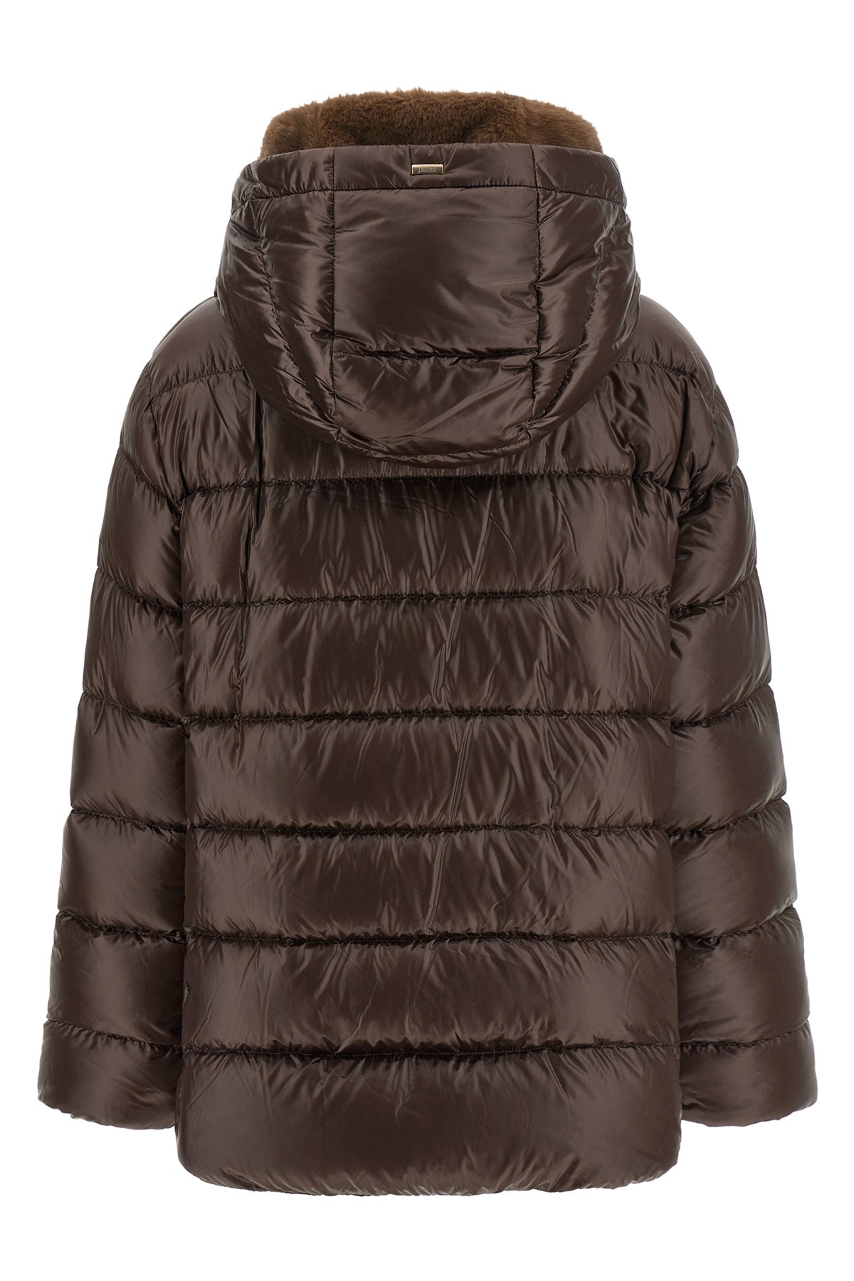the herno fusciacca down jacket redefines the codes of outerwear through a rel