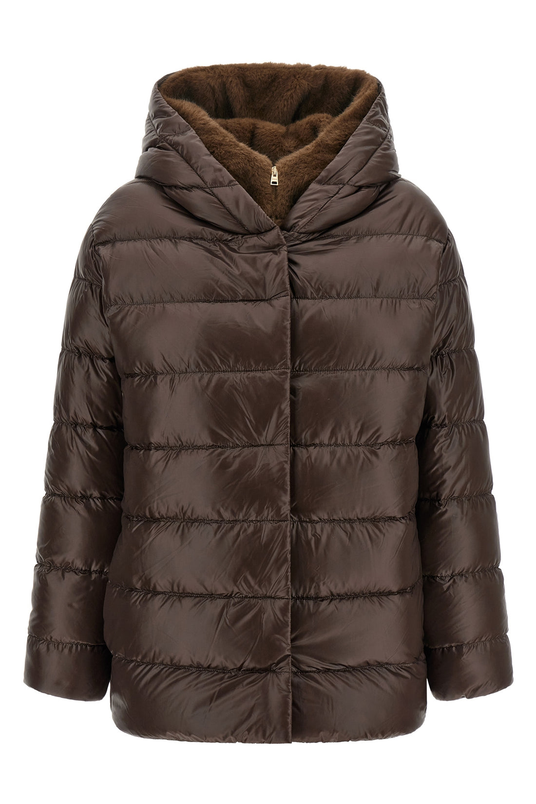 HERNO 42 the herno fusciacca down jacket redefines the codes of outerwear through a rel