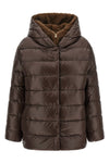 the herno fusciacca down jacket redefines the codes of outerwear through a rel