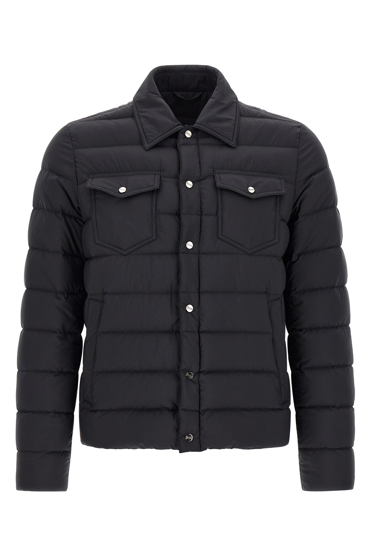the herno la denim jacket quilted jacket