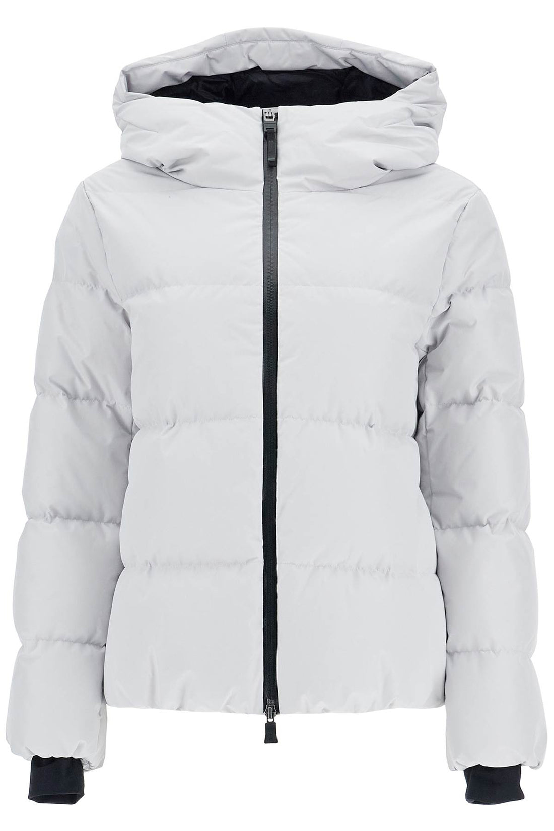 short down jacket with hood