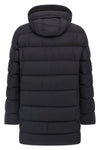 long il parka nylon microfiber down jacket slightly waterproof goose down padd