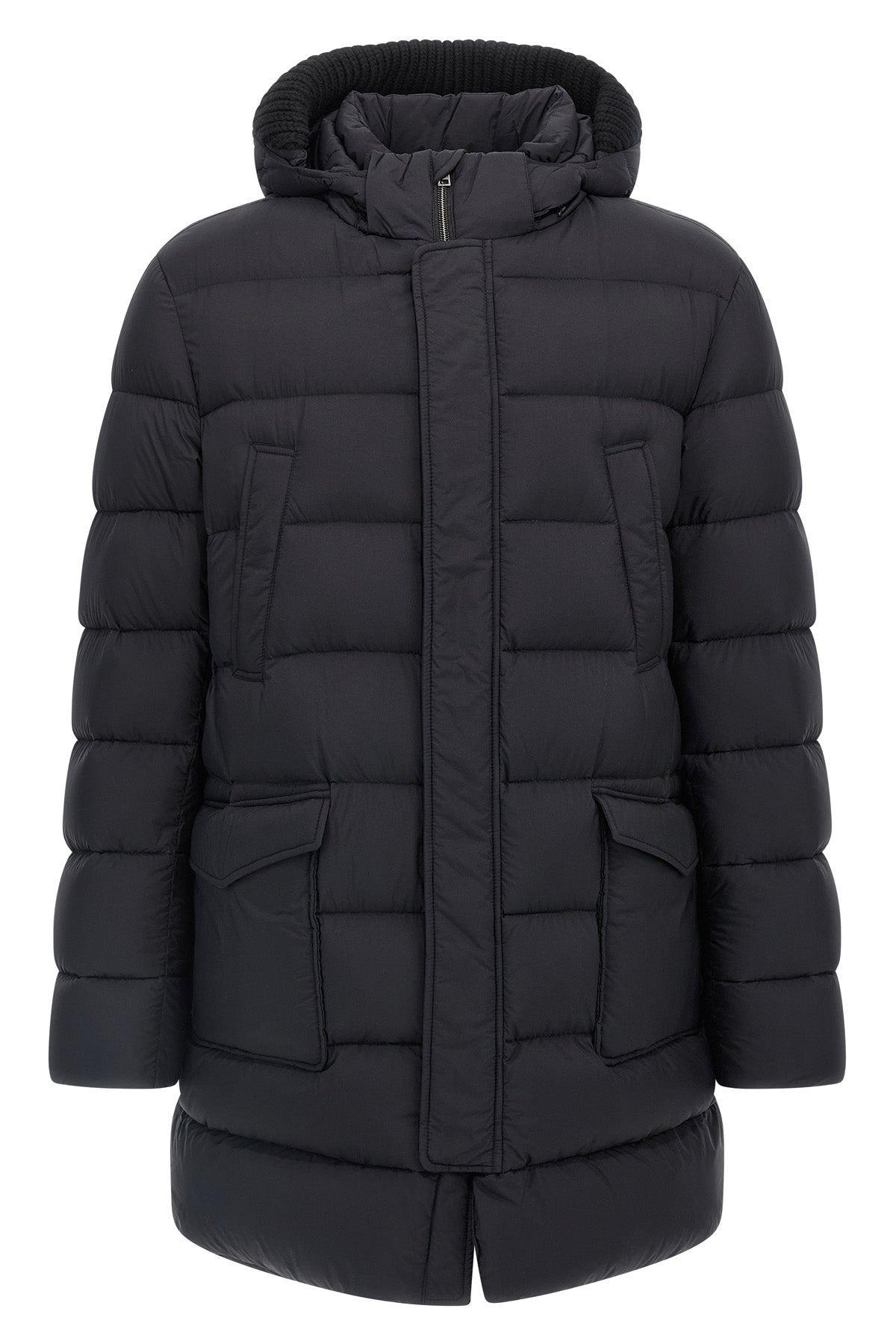 long il parka nylon microfiber down jacket slightly waterproof goose down padd