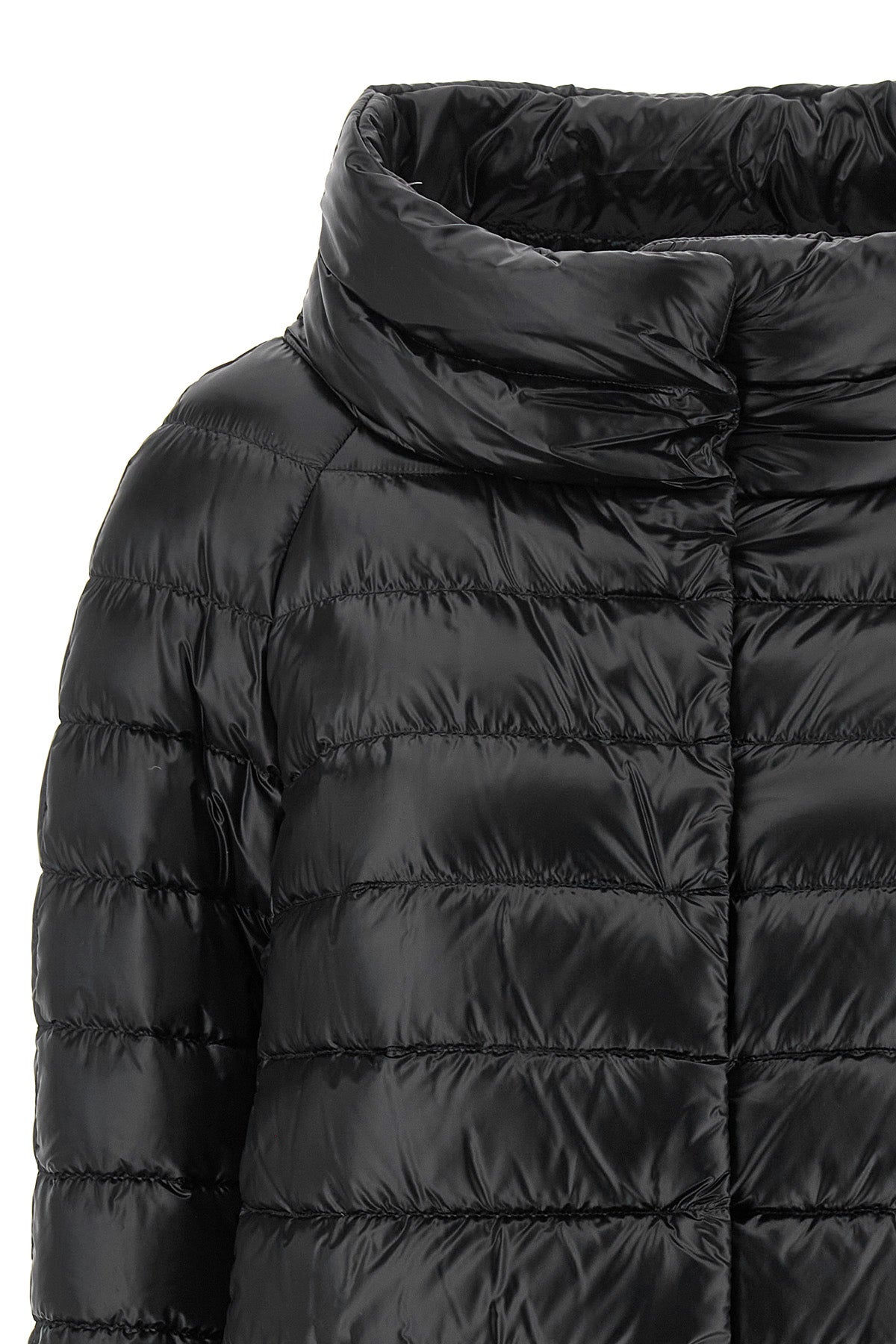 sofia quilted nylon down jacket slightly padded