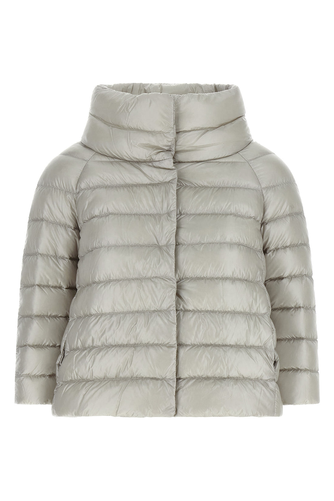 HERNO 38 the herno sofia mini hood sets new standards for outerwear through a geometric