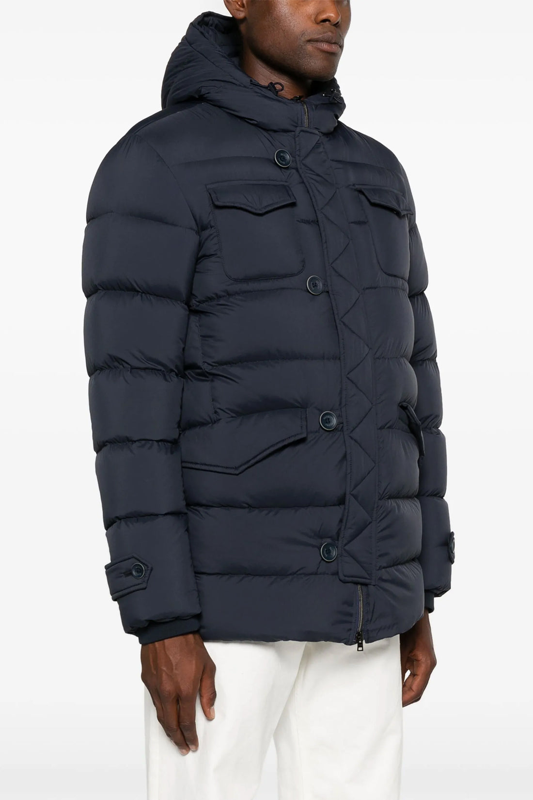 HERNO 46 leskimo nylon microfiber down jacket slightly padded