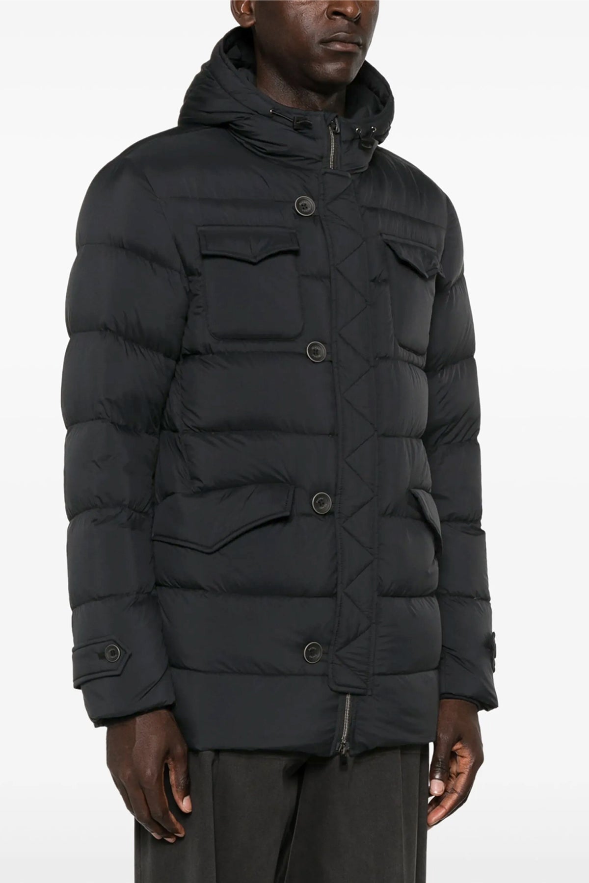 leskimo nylon microfiber down jacket slightly padded