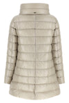 the herno amelia down jacket sets new standards for outerwear through a flared