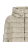 the herno amelia down jacket sets new standards for outerwear through a flared