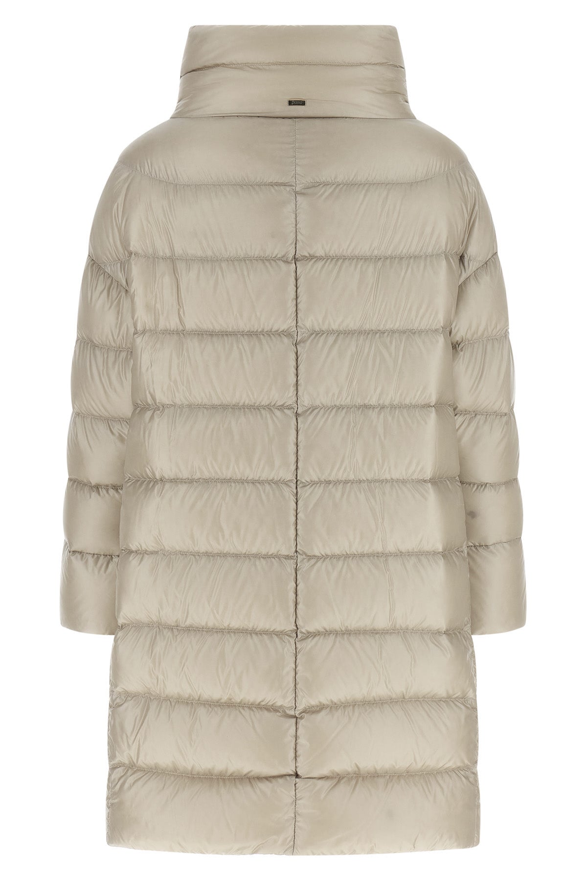 the herno matilde down jacket redefines the codes of the outerwear through a f