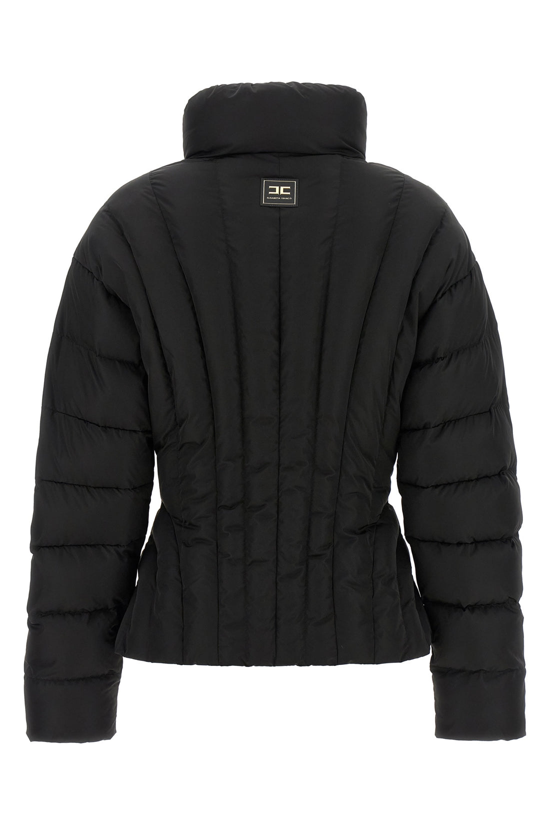 ELISABETTA FRANCHI 40 elisabetta franchi down jacket reinterprets outerwear through a sartorial lens