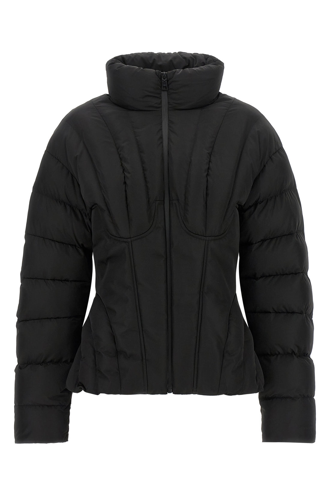 ELISABETTA FRANCHI 40 elisabetta franchi down jacket reinterprets outerwear through a sartorial lens
