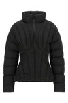 elisabetta franchi down jacket reinterprets outerwear through a sartorial lens