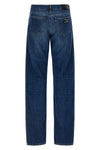 stonewashed cotton denim jeans