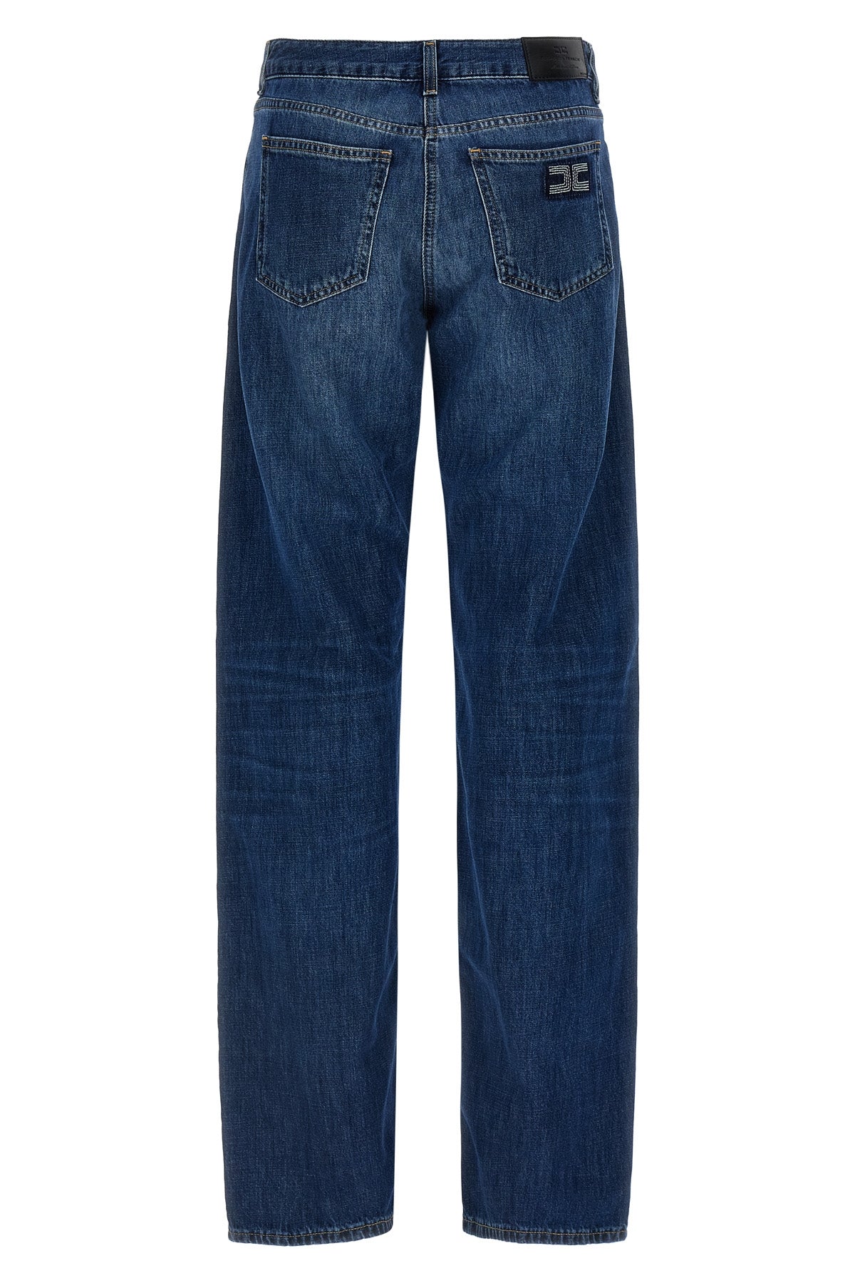 stonewashed cotton denim jeans