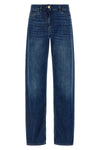 stonewashed cotton denim jeans