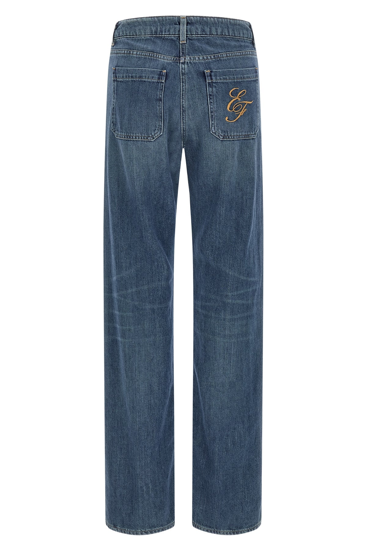 elisabetta franchi jeans have a straight-leg silhouette made of pure cotton deni