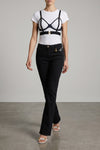garment-dyed cotton denim jeans