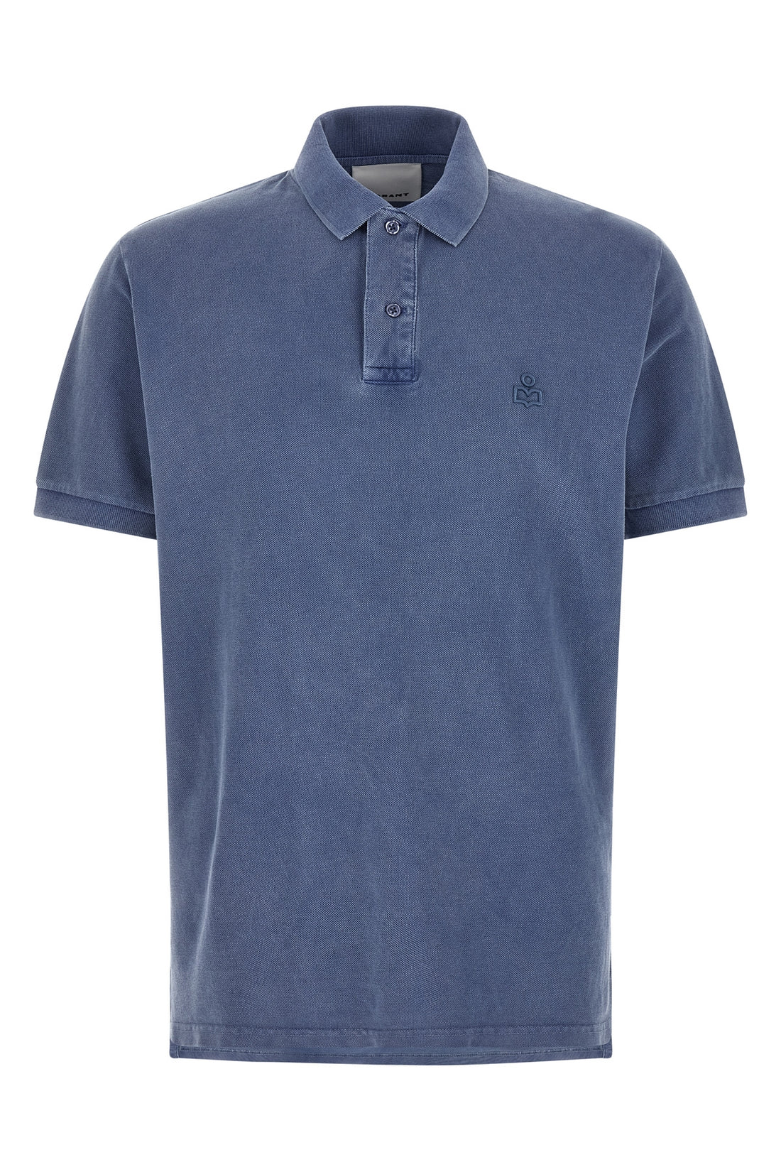 MARANT XL afko polo shirt in delavé cotton piqué