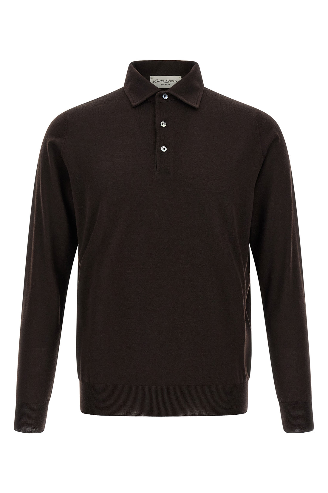 LARMERI STUDIO 48 the larmeri studio long-sleeved polo shirt