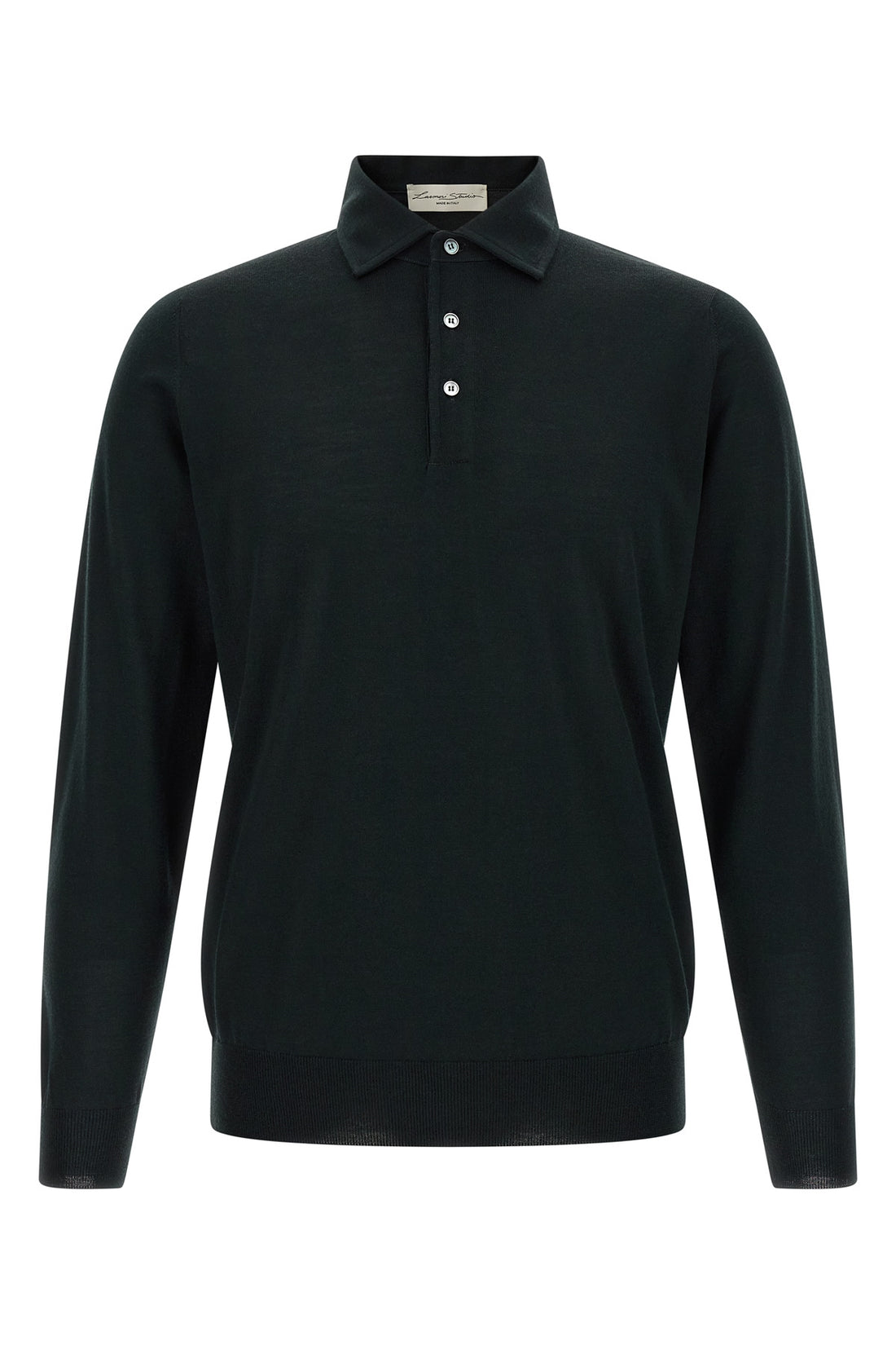 LARMERI STUDIO 48 the larmeri studio long-sleeved polo shirt