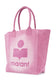 yenky tote bag with flocked