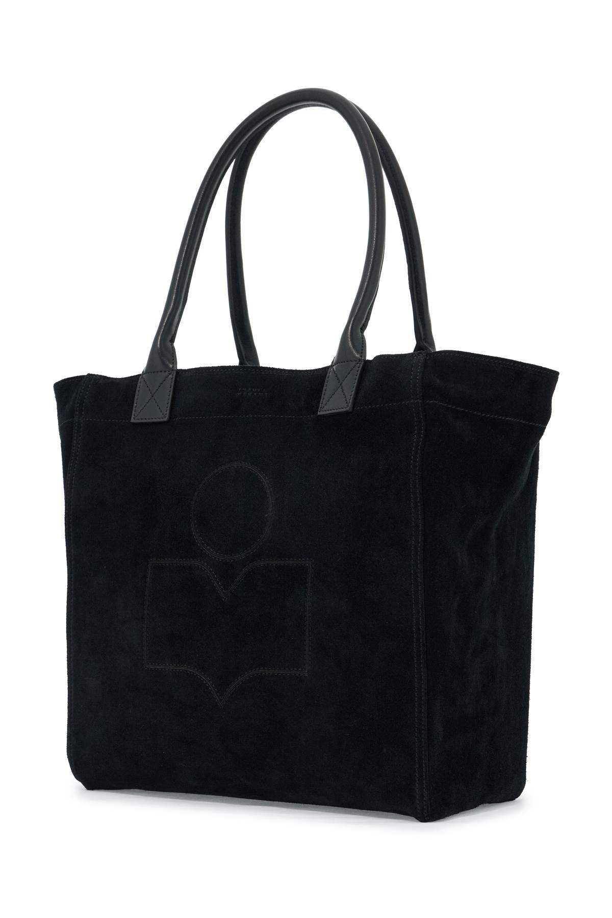 small suede tote bag yenky in leather