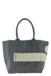 small yenky shopping bag in delavé cotton canvas