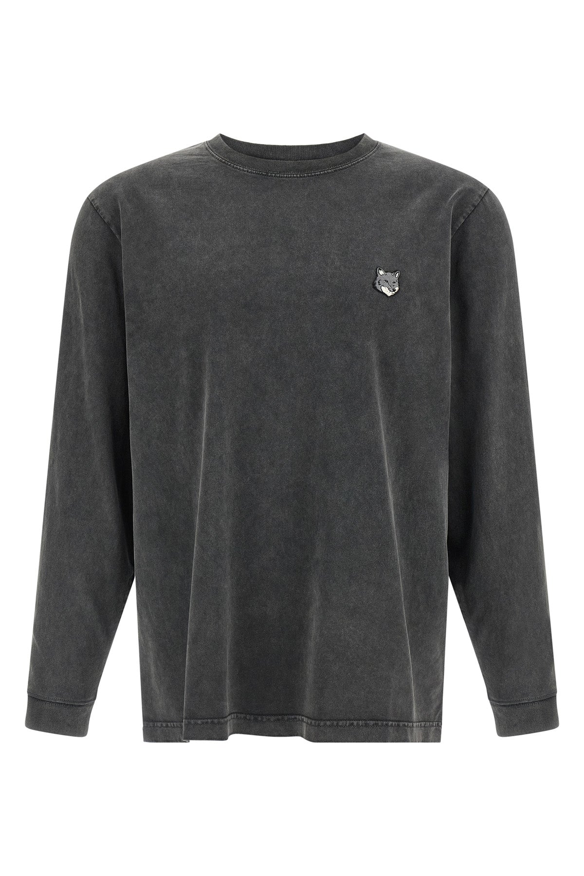 maison kitsuné fox head long-sleeved t-shirt