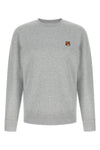 gauze mélange cotton sweatshirt