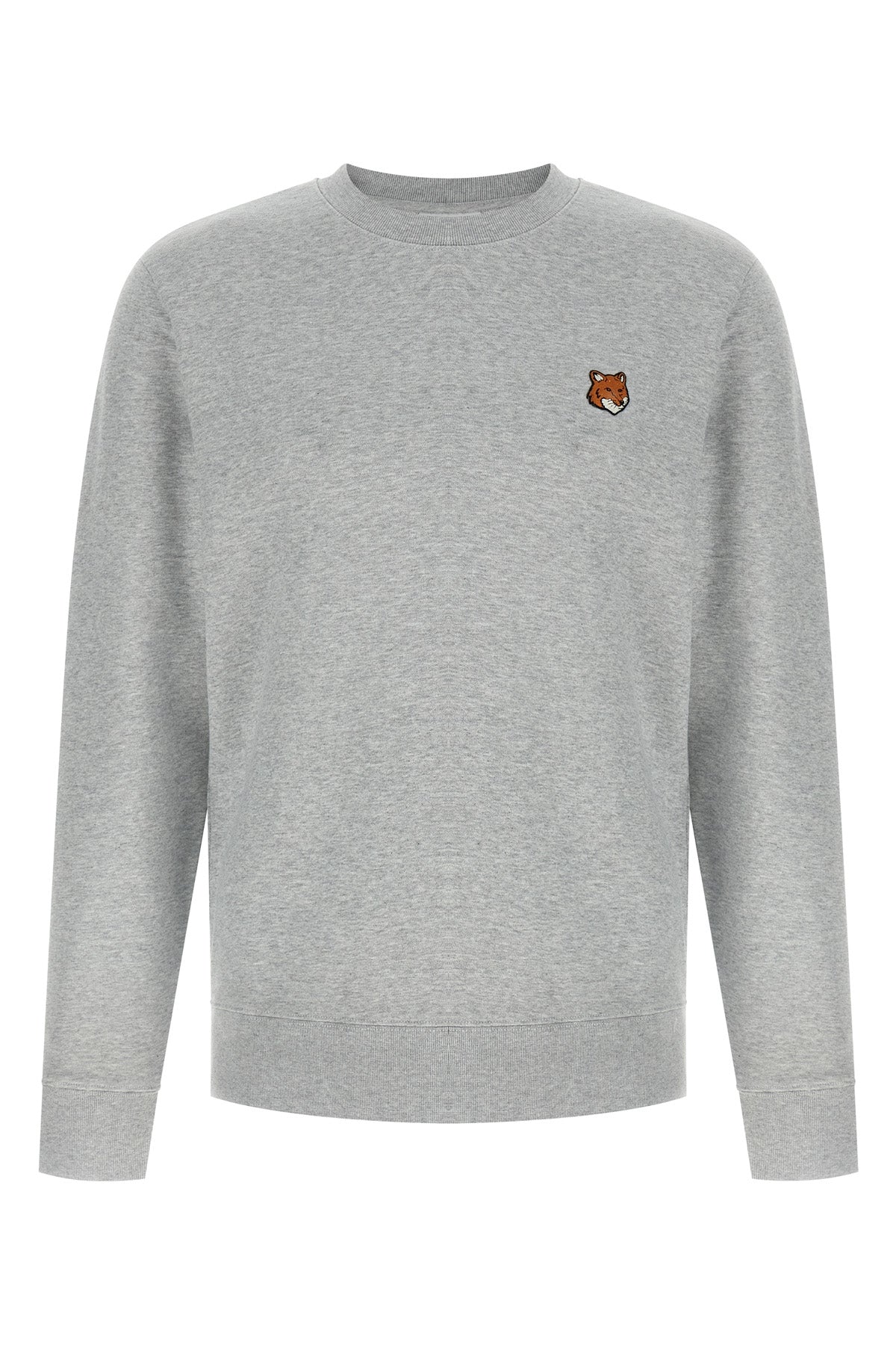 gauze mélange cotton sweatshirt