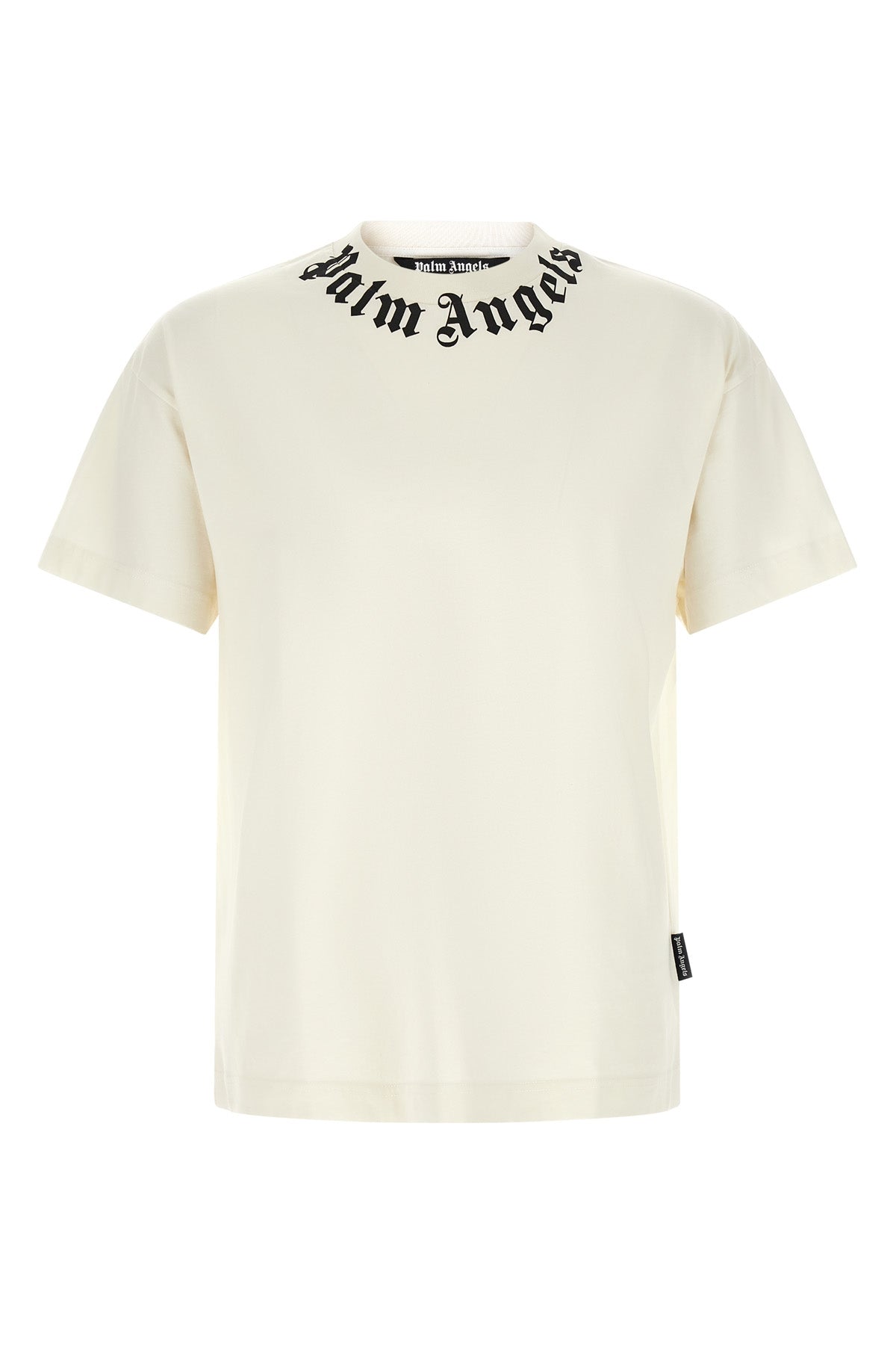 neck logo cotton jersey crew neck t-shirt