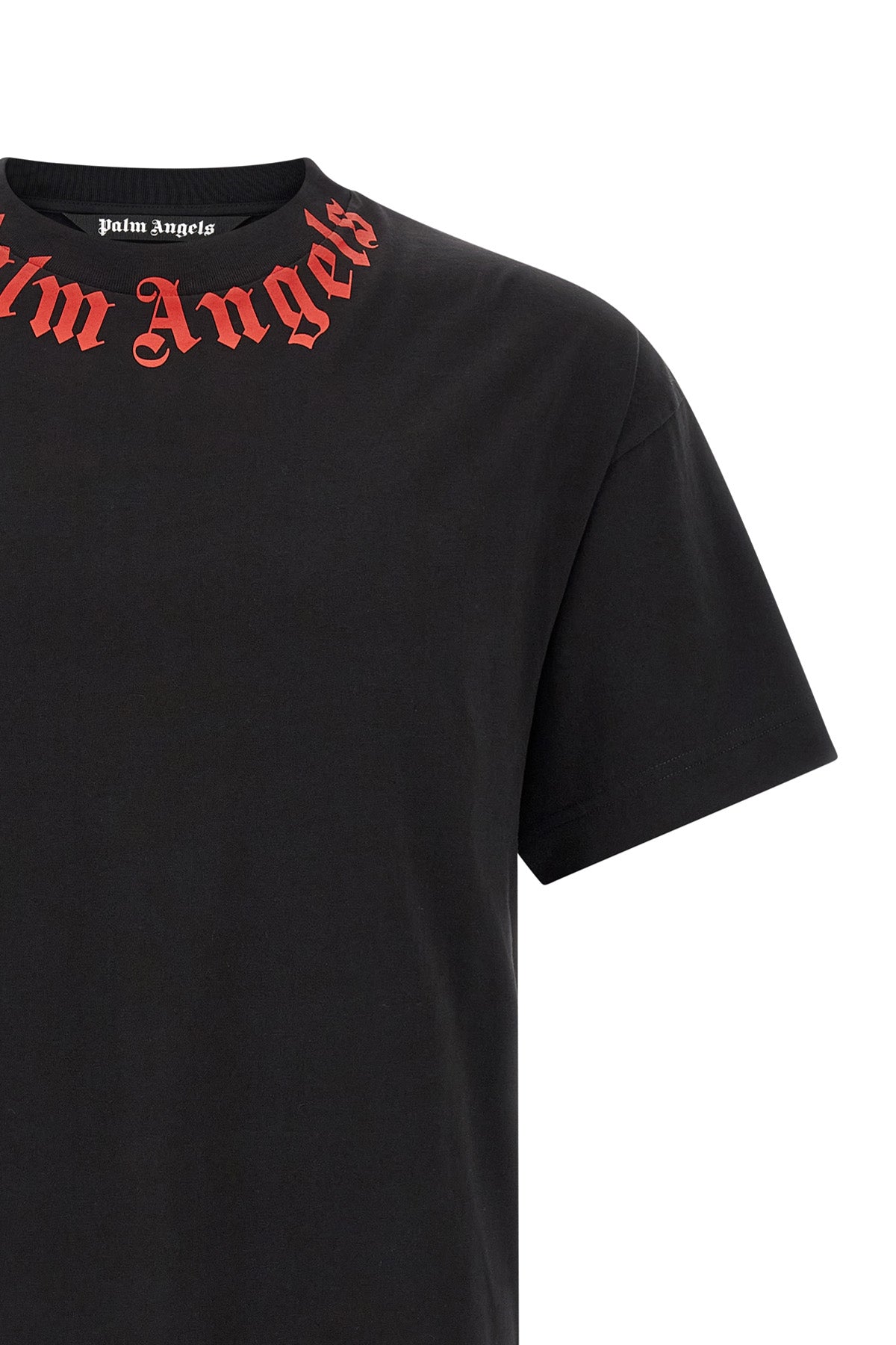 neck logo cotton jersey crew neck t-shirt