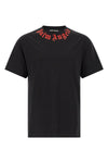 neck logo cotton jersey crew neck t-shirt